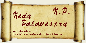 Neda Palavestra vizit kartica